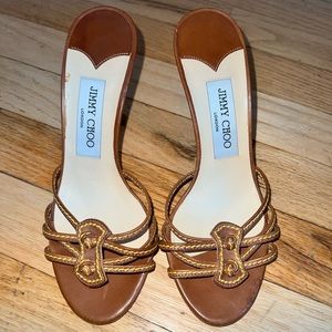 Jimmy Choo shoes size 5
brown sandals heels Italy